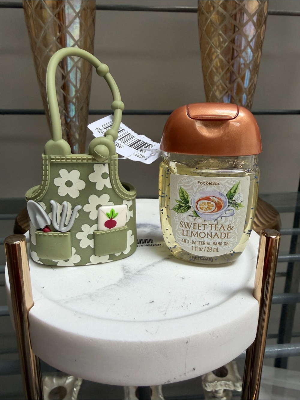 Bath & Body Works Silicon Gardening Apron PocketBac Holder & BAC NWT